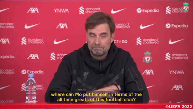 Klopp on Salah's insane numbers